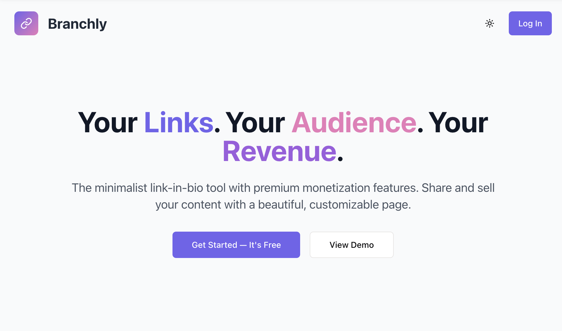 Branchly - Link-in-bio Platform