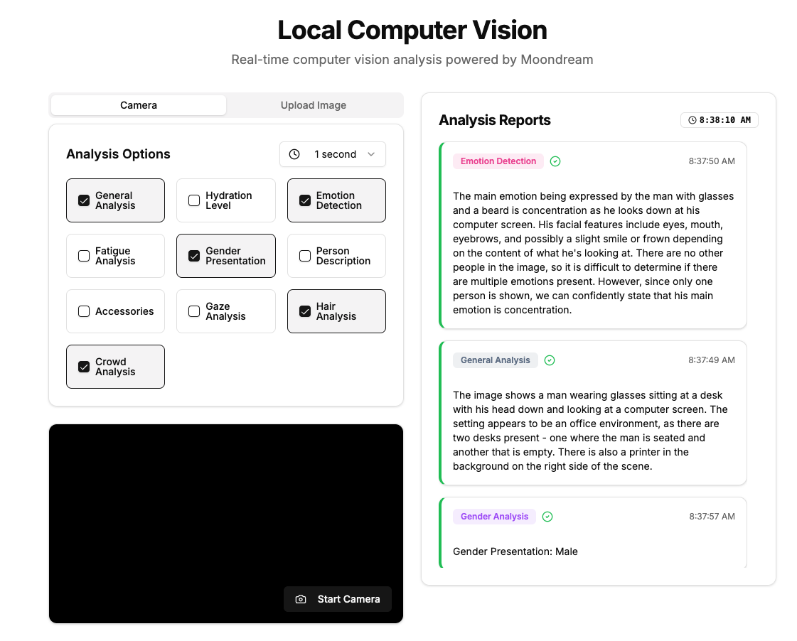 LCLV - Real-time Computer Vision